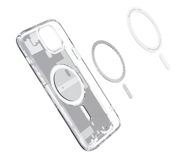 Spigen Ultra Hybrid Mag Magsafe do iPhone 15 Plus zero one white - 1178924 - zdjęcie 4